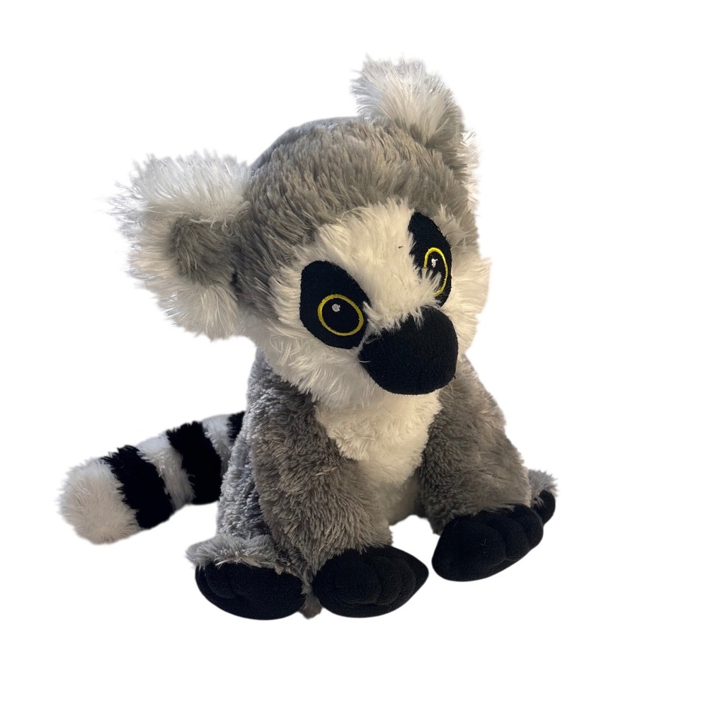 Wildlife Artists Eco Pals Ring-Tailed Lemur‎ Plush Stuffed Animal Striped Tail